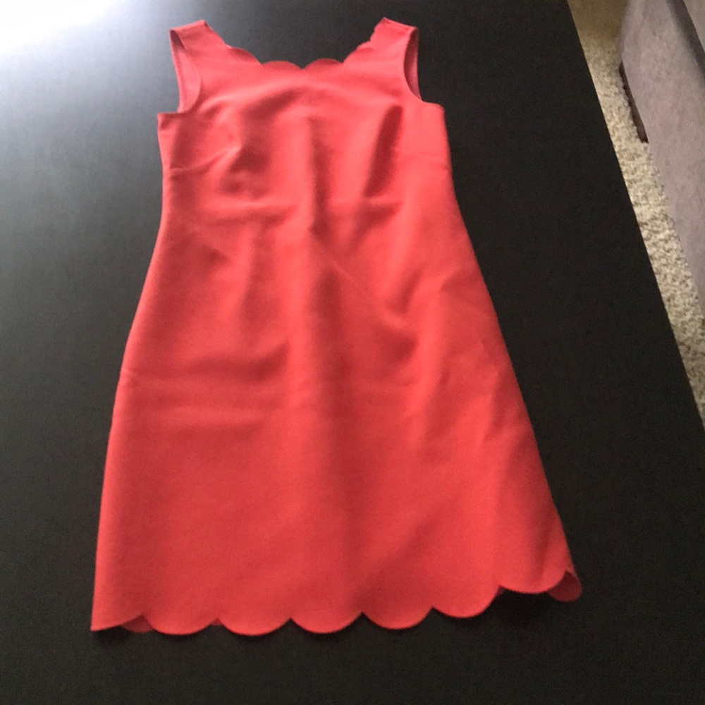Coral J Crew dress